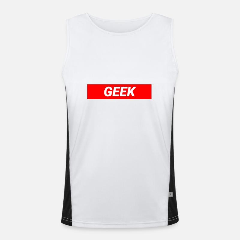 Geek Design Men's Functional Contrast Tank Top 