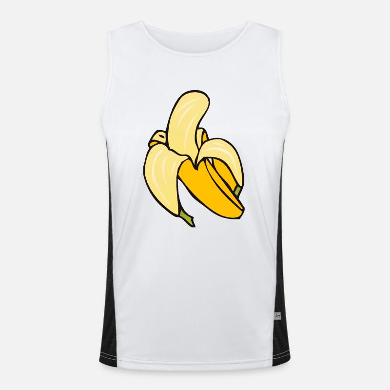 Banane 5 A Funktionelles Kontrast-Tank Top für Männer 