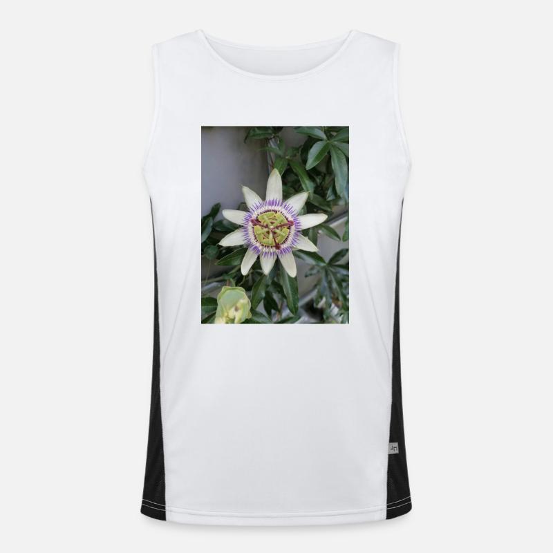 Passiflora fleur de Fruit de la Passion Débardeur respirant contrasté Homme 