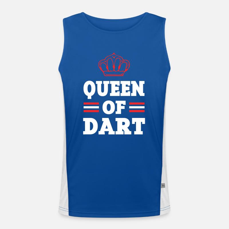 Queen Darts Men's Functional Contrast Tank Top 