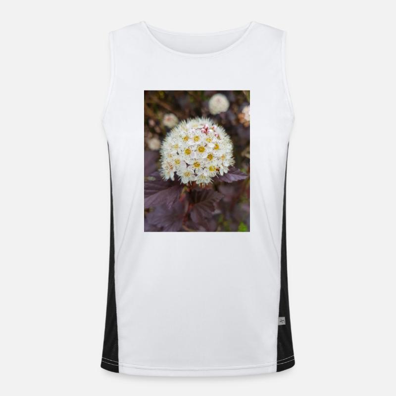 Blasenspiere à neuf écorces Physocarpus capitatus Débardeur respirant contrasté Homme 