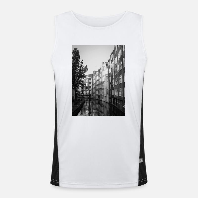 Amsterdam Canal Men's Functional Contrast Tank Top 