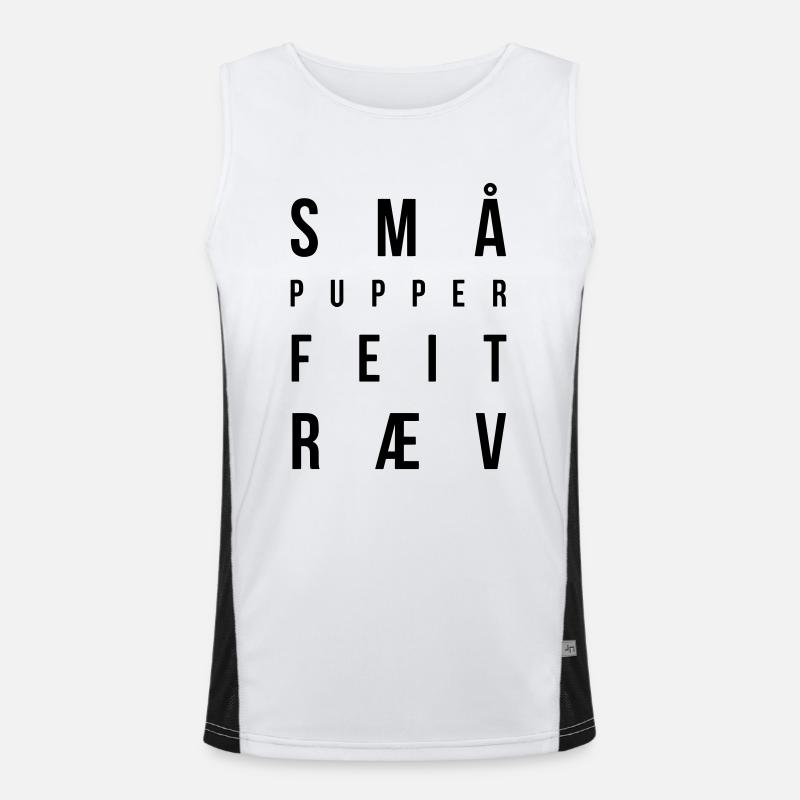 Small tits fat ass Men's Functional Contrast Tank Top 