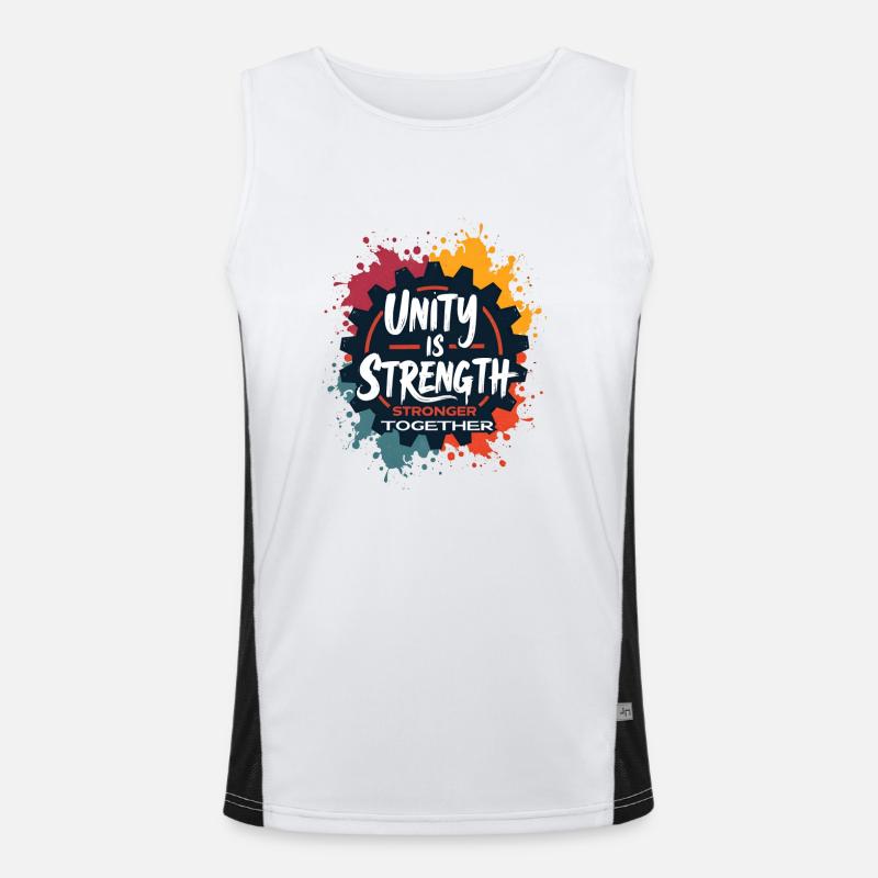 PLUS FORTS ENSEMBLE Débardeur respirant contrasté Homme 