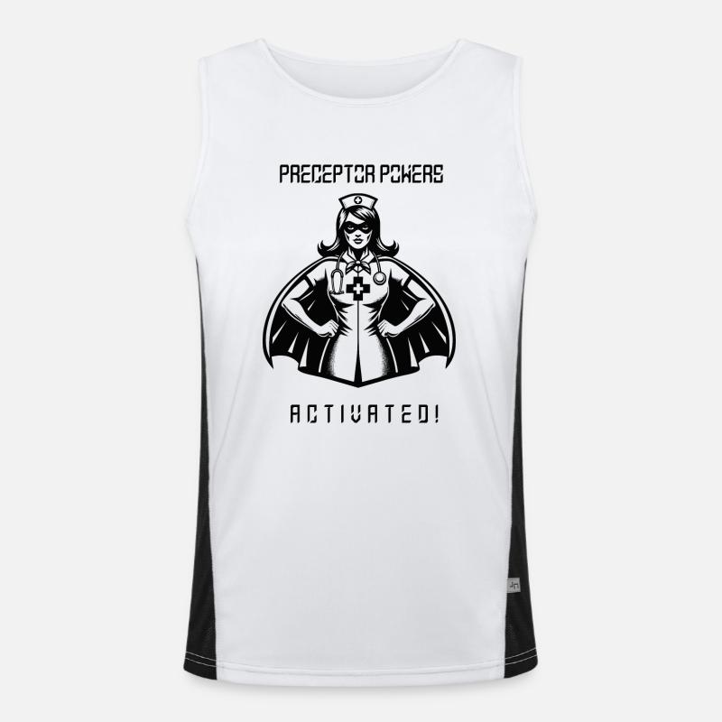 Preceptor Powers: Activated Men's Functional Contrast Tank Top 