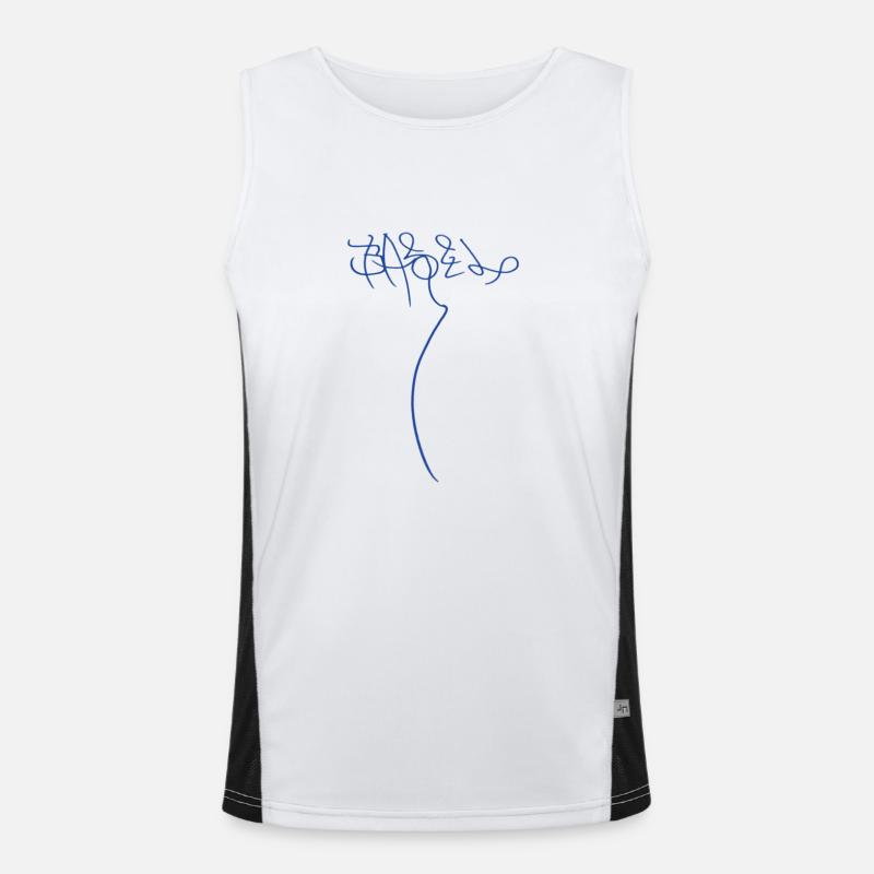 Basel T-Shirt Funktionelles Kontrast-Tank Top für Männer 