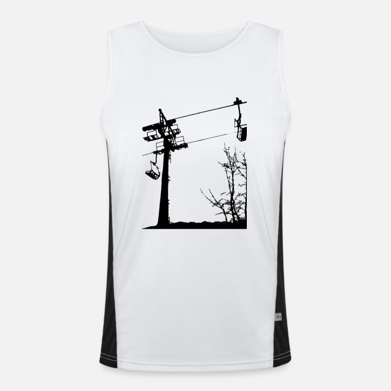 Lift Funktionelles Kontrast-Tank Top für Männer 