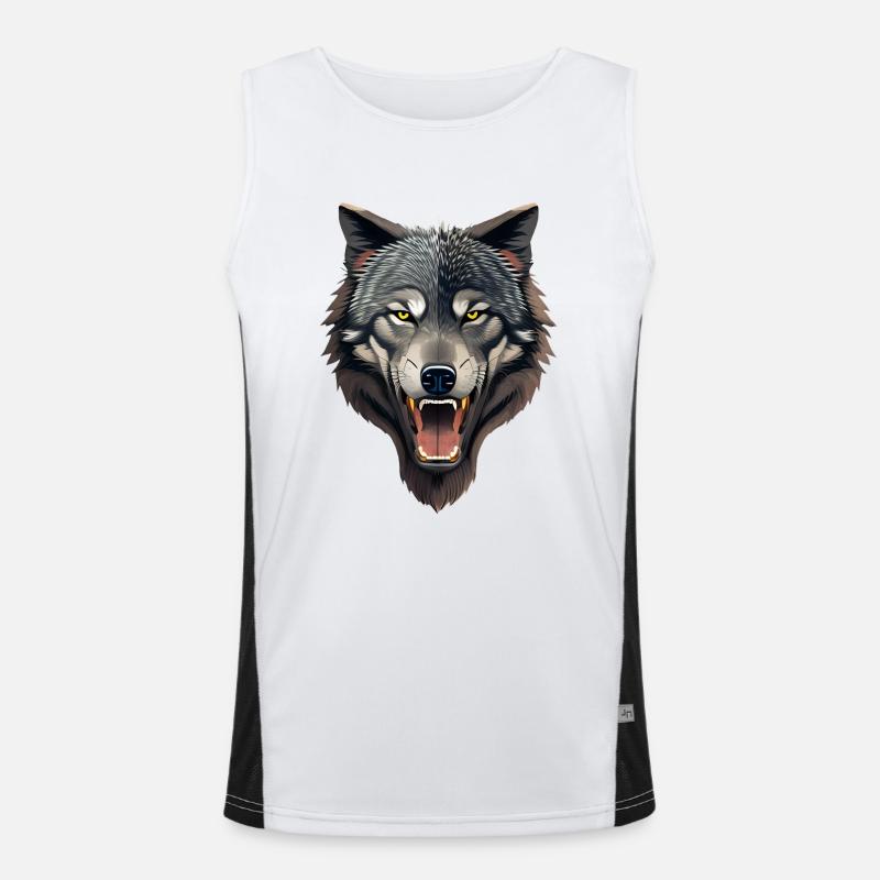 wolf Men's Functional Contrast Tank Top 