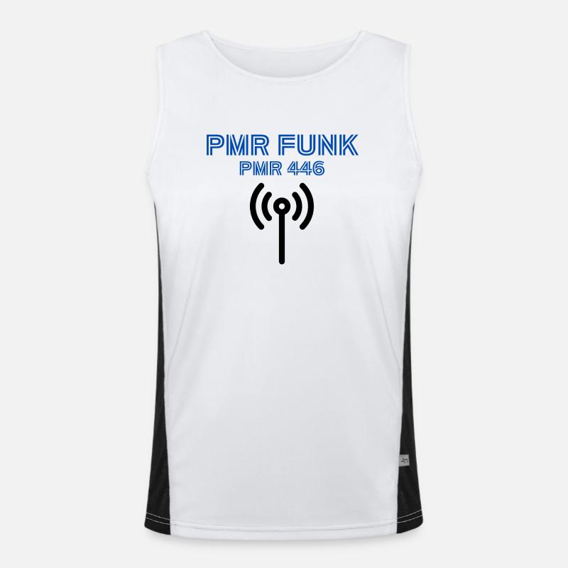 PMR FUNK Operator Funktionelles Kontrast-Tank Top für Männer 