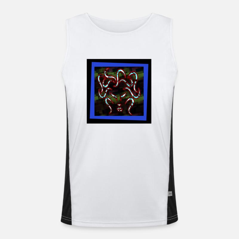 Fighting Face - Art Image Débardeur respirant contrasté Homme 