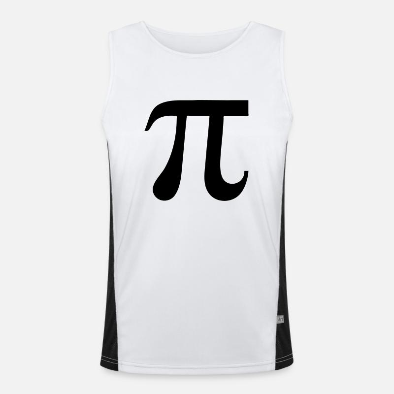Pi Funktionelles Kontrast-Tank Top für Männer 