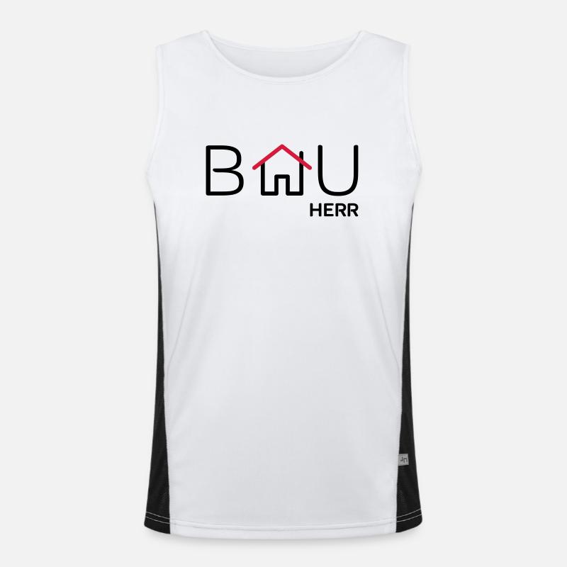 Bauherr Funktionelles Kontrast-Tank Top für Männer 