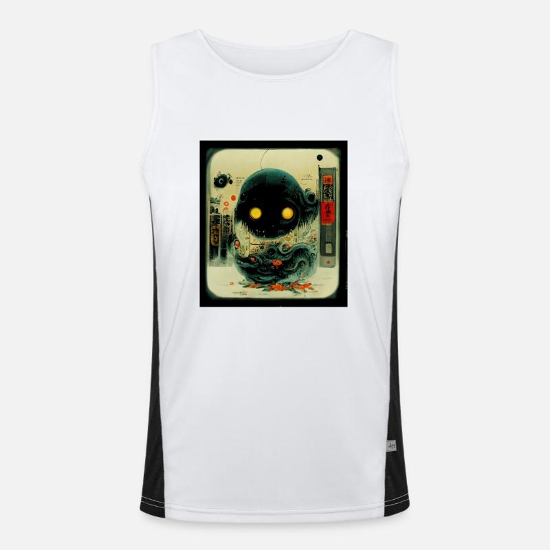 Freaky image Men's Functional Contrast Tank Top 