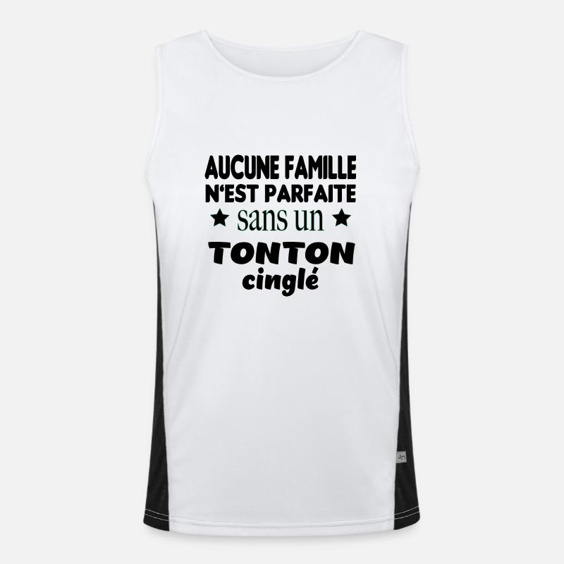 tonton cinglé Débardeur respirant contrasté Homme 