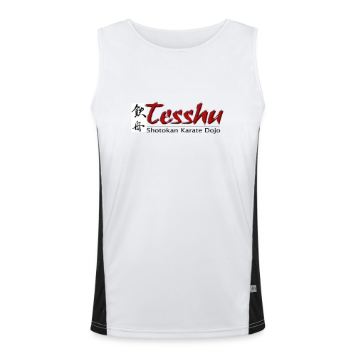 tesshu spreadshirt logo 2007 3 - Funktionelles Kontrast-Tank Top für Männer 