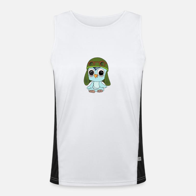 Fips the flyer Men's Functional Contrast Tank Top 