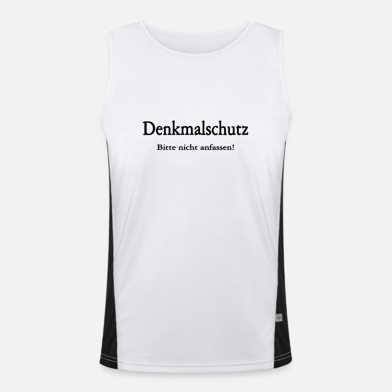 Denkmalschutz Funktionelles Kontrast-Tank Top für Männer 