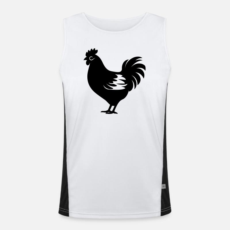 hen Men's Functional Contrast Tank Top 