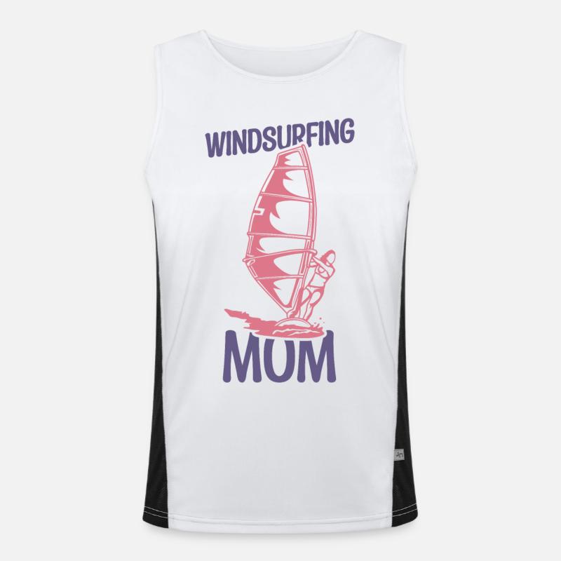 Mère de la planche à voile Débardeur respirant contrasté Homme 