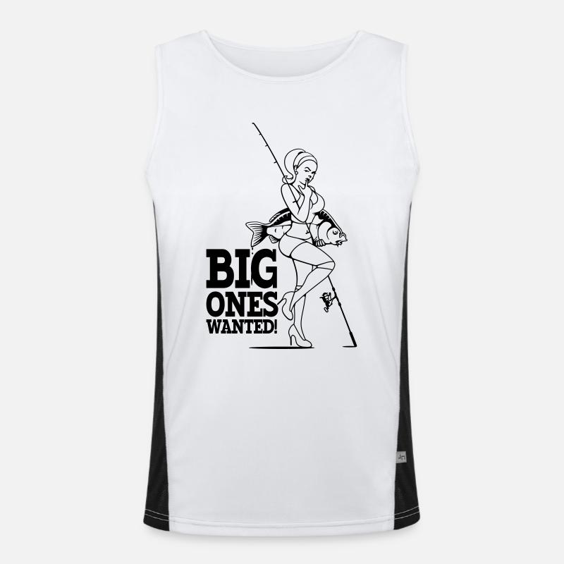 Big ones wanted! Men's Functional Contrast Tank Top 