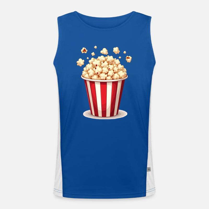 Carnaval costumé de pop-corn Débardeur respirant contrasté Homme 