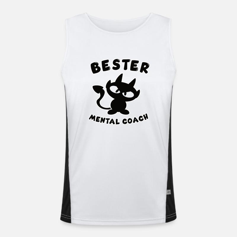 meilleur design de coach mental cool Débardeur respirant contrasté Homme 