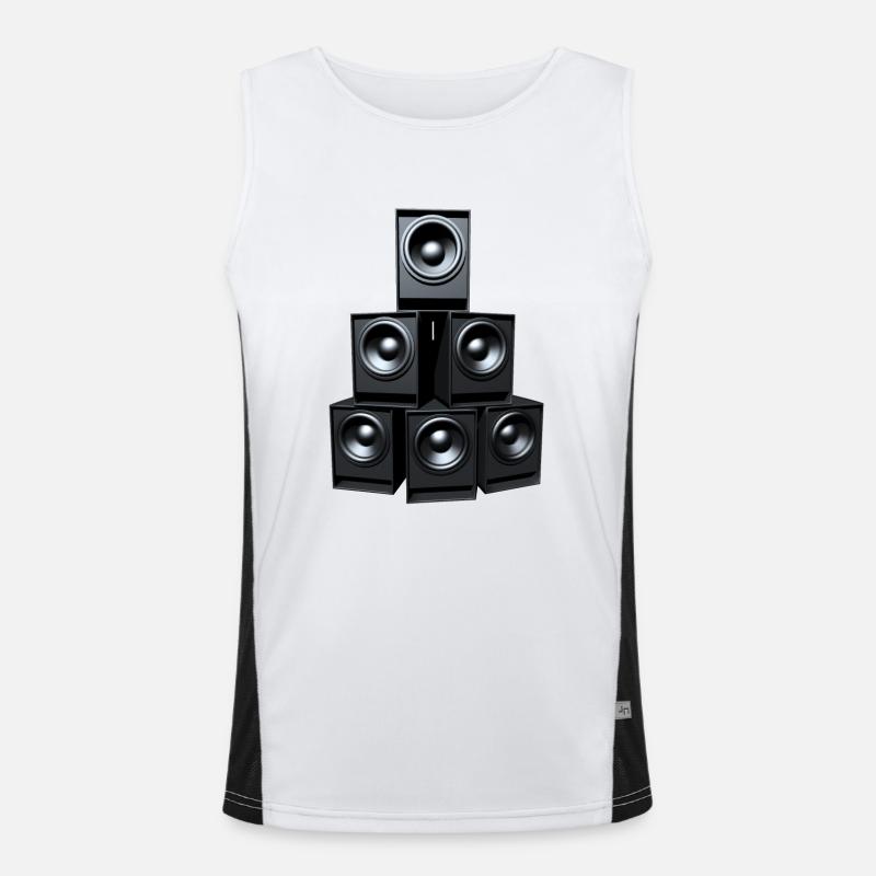 Basse Pyramide Débardeur respirant contrasté Homme 