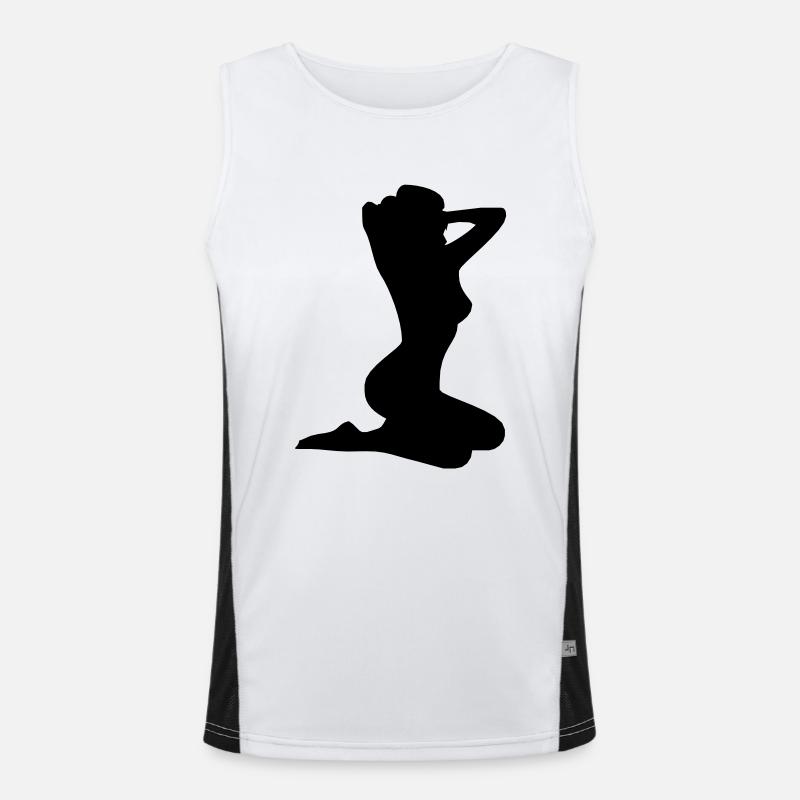 sexy Men's Functional Contrast Tank Top 