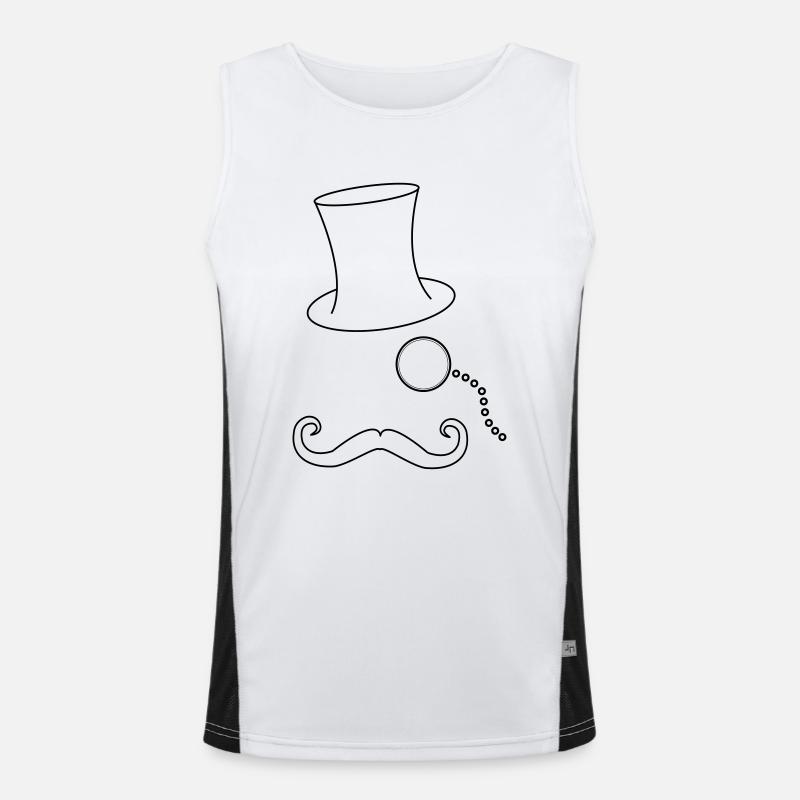 gentleman Men's Functional Contrast Tank Top 
