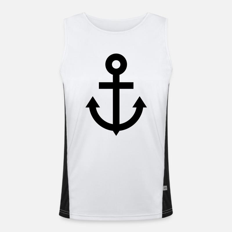ancre Débardeur respirant contrasté Homme 