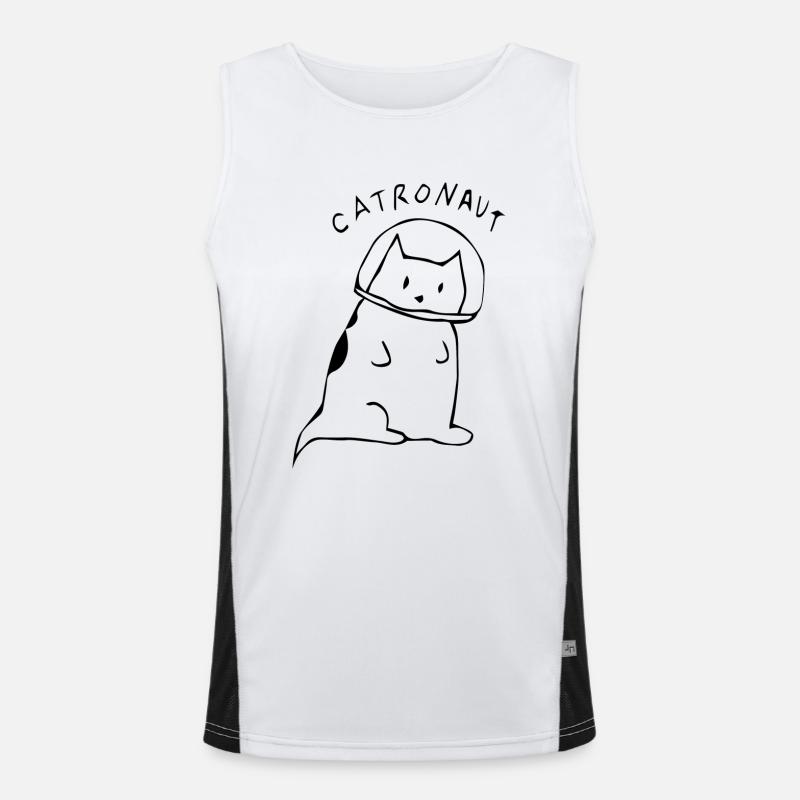 Catronaut Funktionelles Kontrast-Tank Top für Männer 