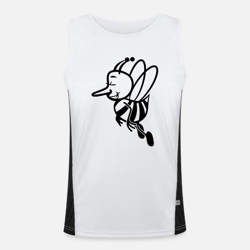 Bee mouche douce Débardeur respirant contrasté Homme 