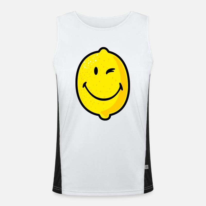 Smiley Lemon Débardeur respirant contrasté Homme 