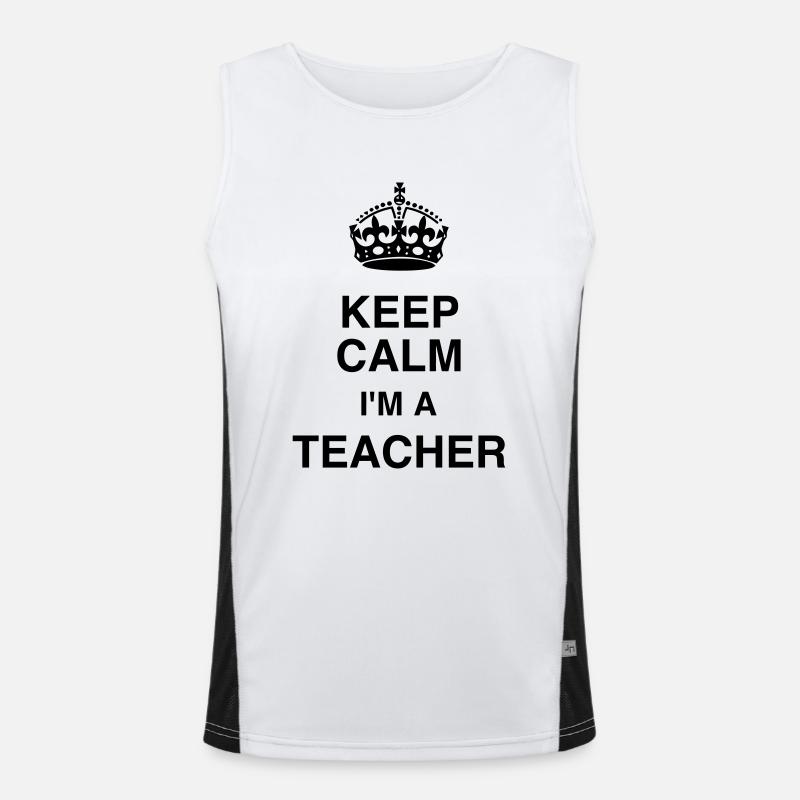 Lehrer / Professor / Schule / Lehrerin / Kind Funktionelles Kontrast-Tank Top für Männer 