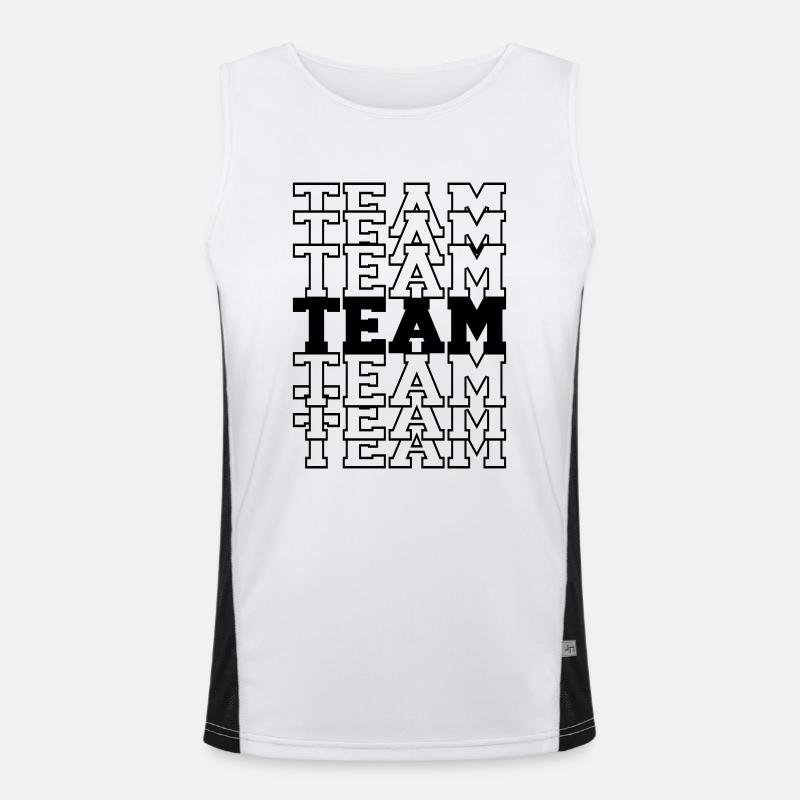 Team Men's Functional Contrast Tank Top 