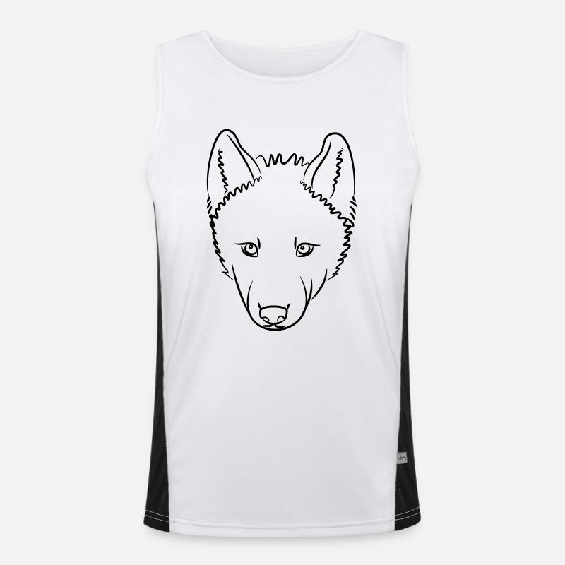 Wolf Men's Functional Contrast Tank Top 