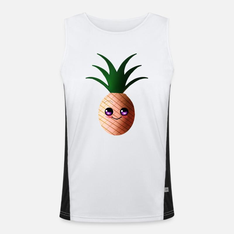 Petit ananas mignon Débardeur respirant contrasté Homme 