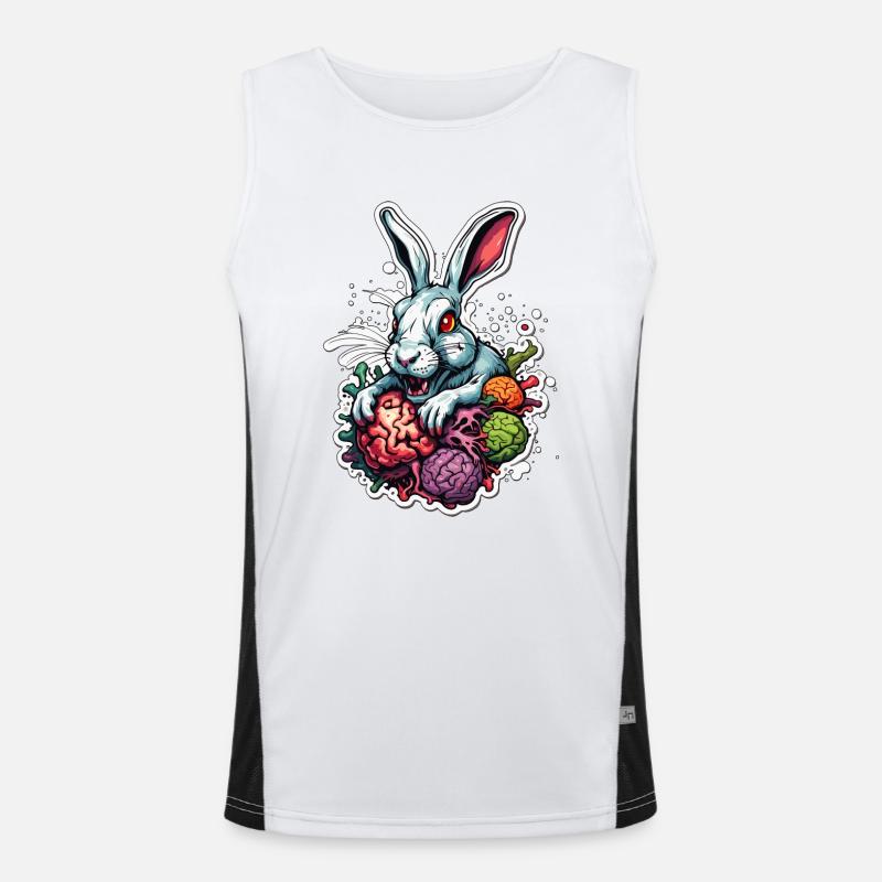 Lapin de Pâques / Pâques / Oeufs / Vacances / Pâques Débardeur respirant contrasté Homme 