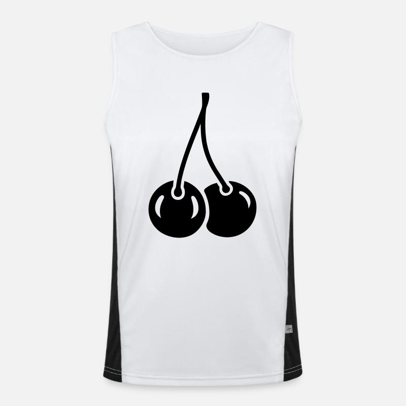cherry Men's Functional Contrast Tank Top 