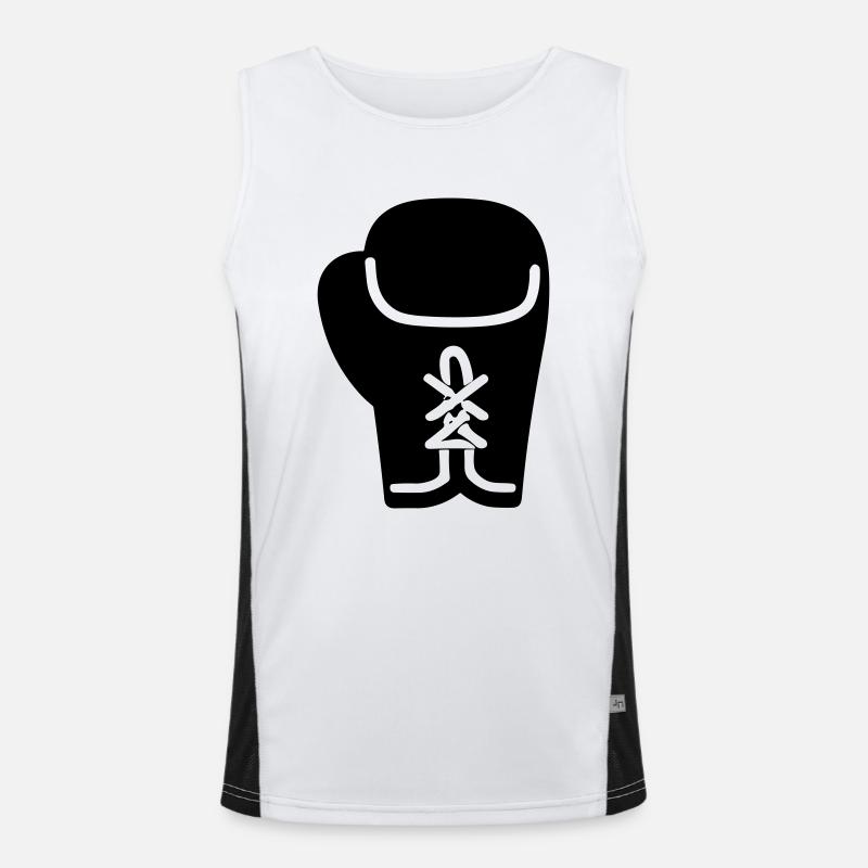 Boxhandschuh Funktionelles Kontrast-Tank Top für Männer 
