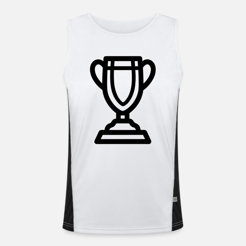 Trophäe Funktionelles Kontrast-Tank Top für Männer 