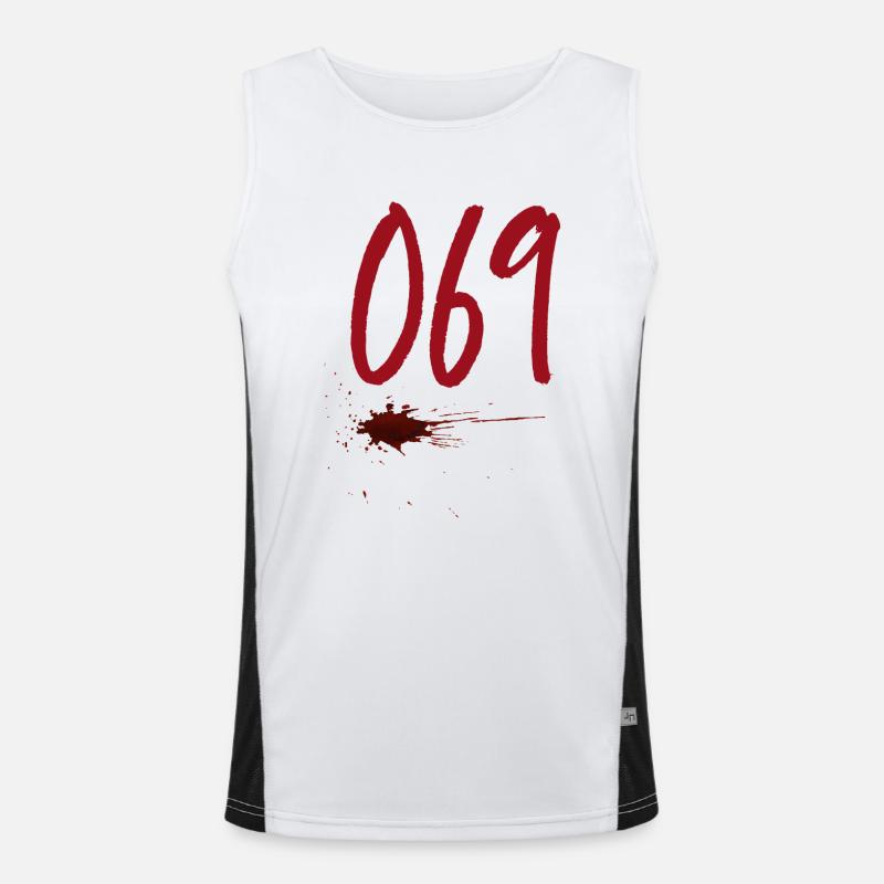 Code postal Francfort 069 Débardeur respirant contrasté Homme 