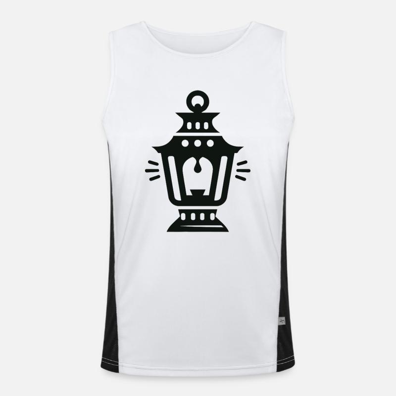 Laterne Funktionelles Kontrast-Tank Top für Männer 