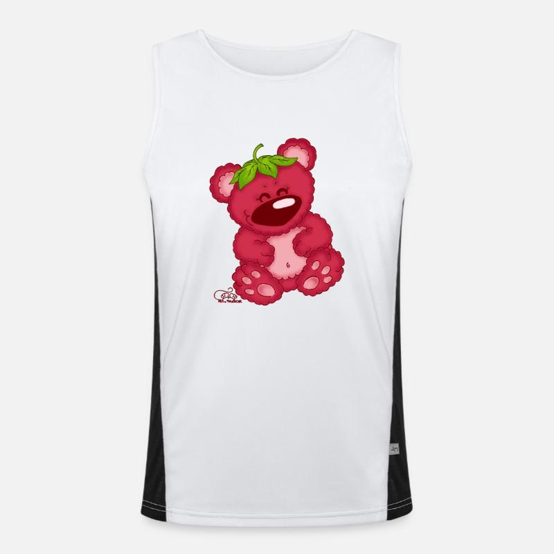 Himbärchen Funktionelles Kontrast-Tank Top für Männer 