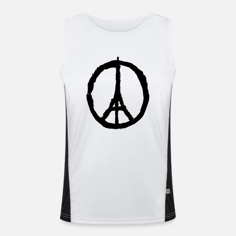 Pray for Paris Débardeur respirant contrasté Homme 