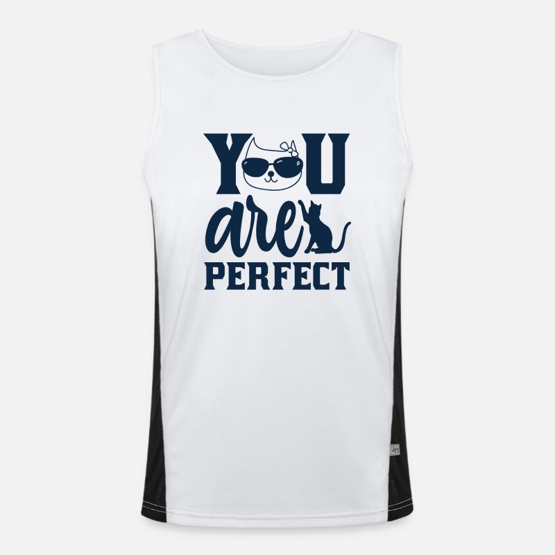 perfect Funktionelles Kontrast-Tank Top für Männer 