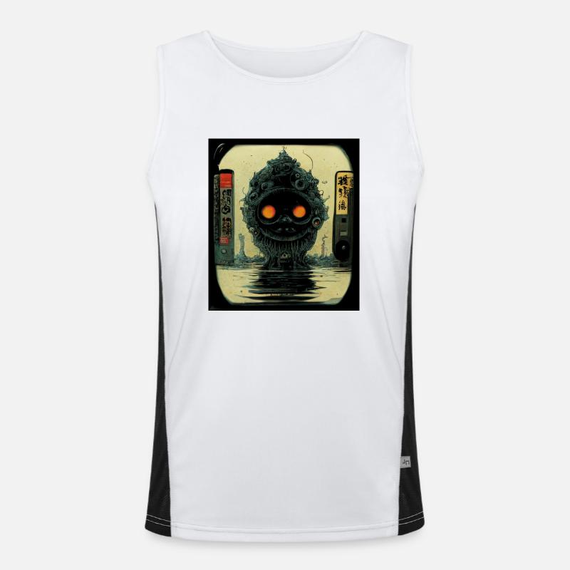 Freaky image Men's Functional Contrast Tank Top 