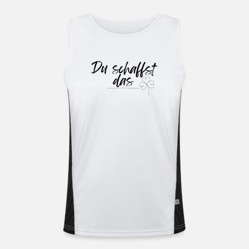 Du schaffst das Funktionelles Kontrast-Tank Top für Männer 