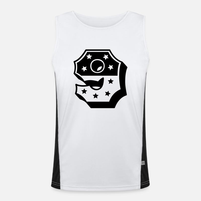 9 Funktionelles Kontrast-Tank Top für Männer 