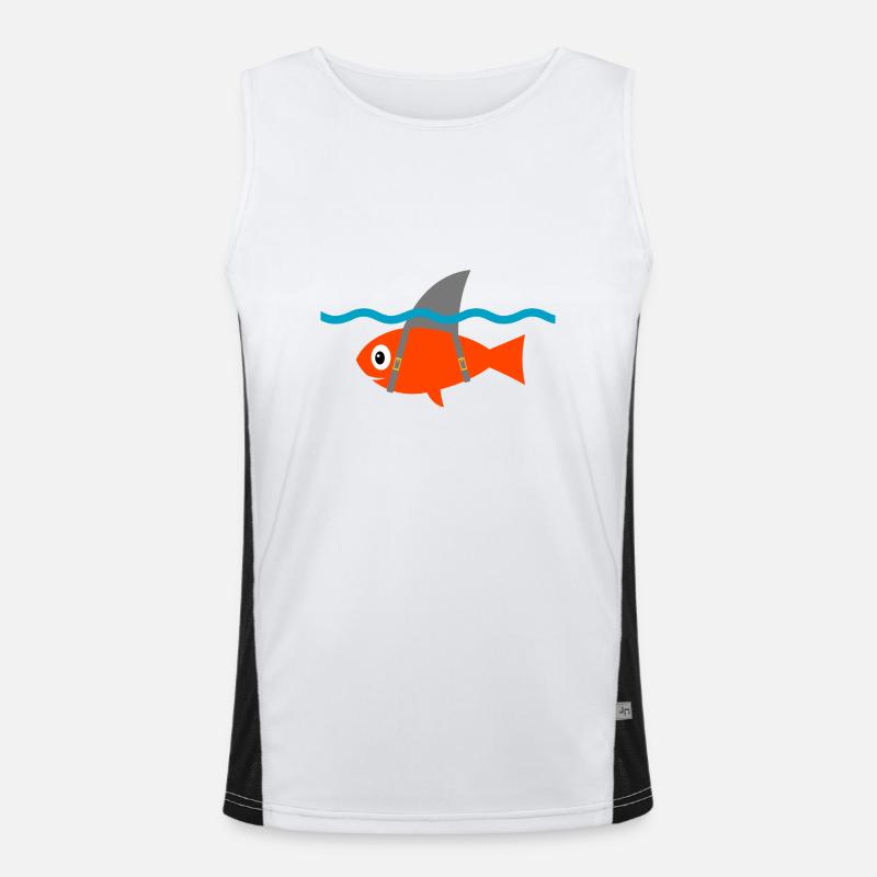 Shark Men's Functional Contrast Tank Top 